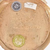 Martin Brothers (English, active 1873-1914) Crumpled Vase with Inscription, Martin Brothers, UK, 1884