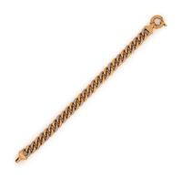 YELLOW GOLD AND PLATINUM BRACELET