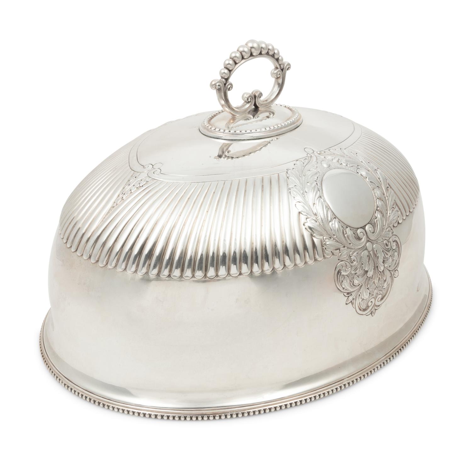 An English Silver-Plate Cloche