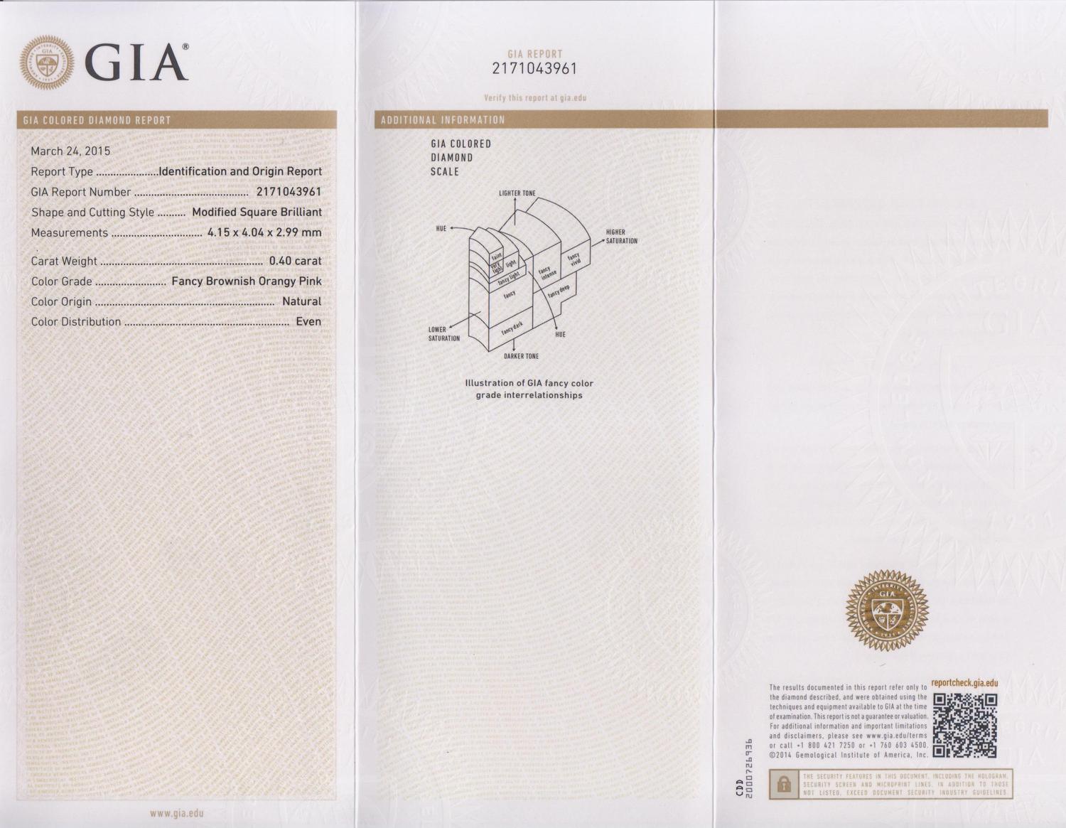 An 18 Karat White Gold, Colored Diamond and Diamond Bracelet, 11.80 dwts.