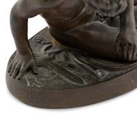 A Grand Tour Bronze Figure of The Dying Gaul