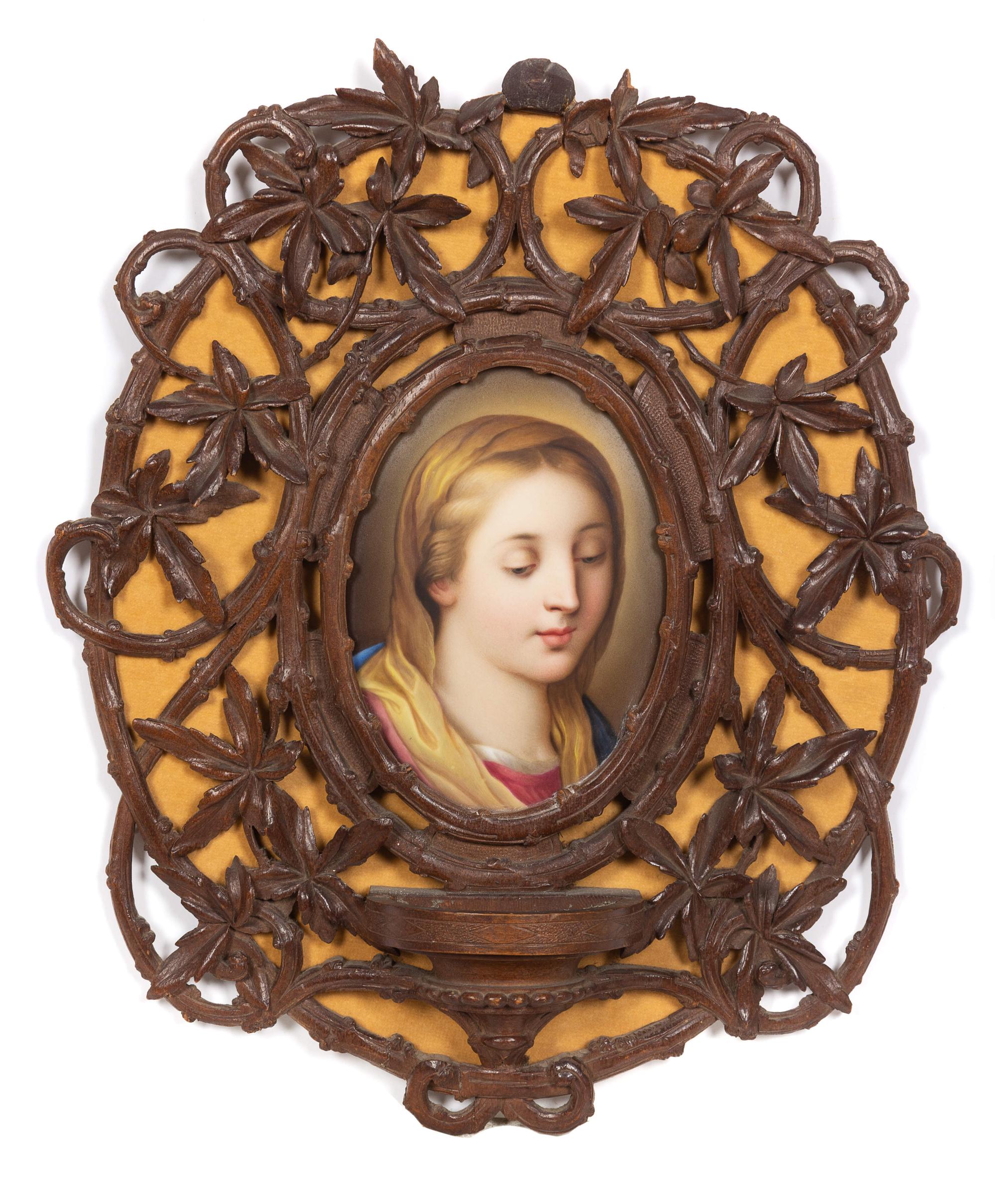 A German Porcelain Plaque