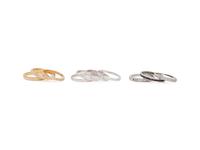 COLLECTION OF GOLD AND GEMSTONE BANDS