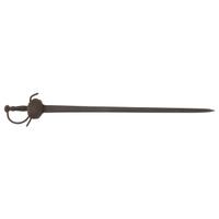 Late 18th Century Spanish Bilbao/Caribe Hilt Broadsword of the Soldados de Cuera (Leather Jacket Soldiers)