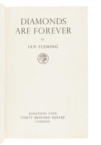 FLEMING, Ian (1908-1964). Diamonds Are Forever. London: Jonathan Cape, 1956.