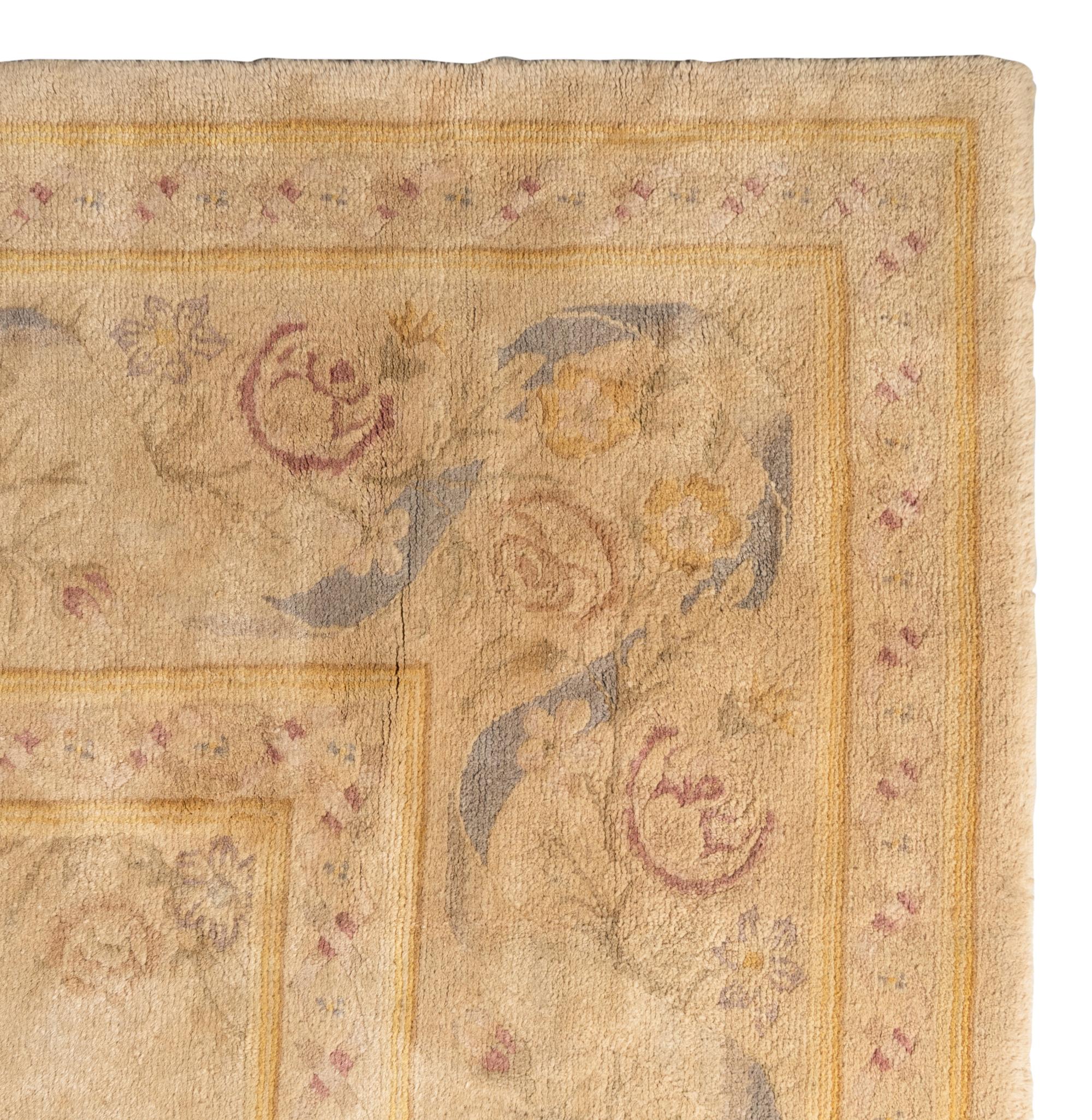 A Savonnerie Style Wool Rug