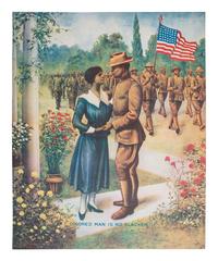 [WORLD WAR I]. Colored Man is No Slacker . Chicago: E.G. Renesch, 1918.