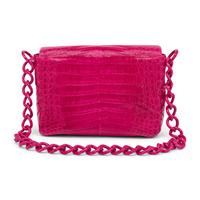 Nancy Gonzalez, Fuchsia Crocodile Flap Bag