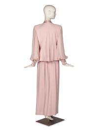 Rizik Brothers Suit, Manolo Blahnik Pumps, and Collection of Costume Jewelry