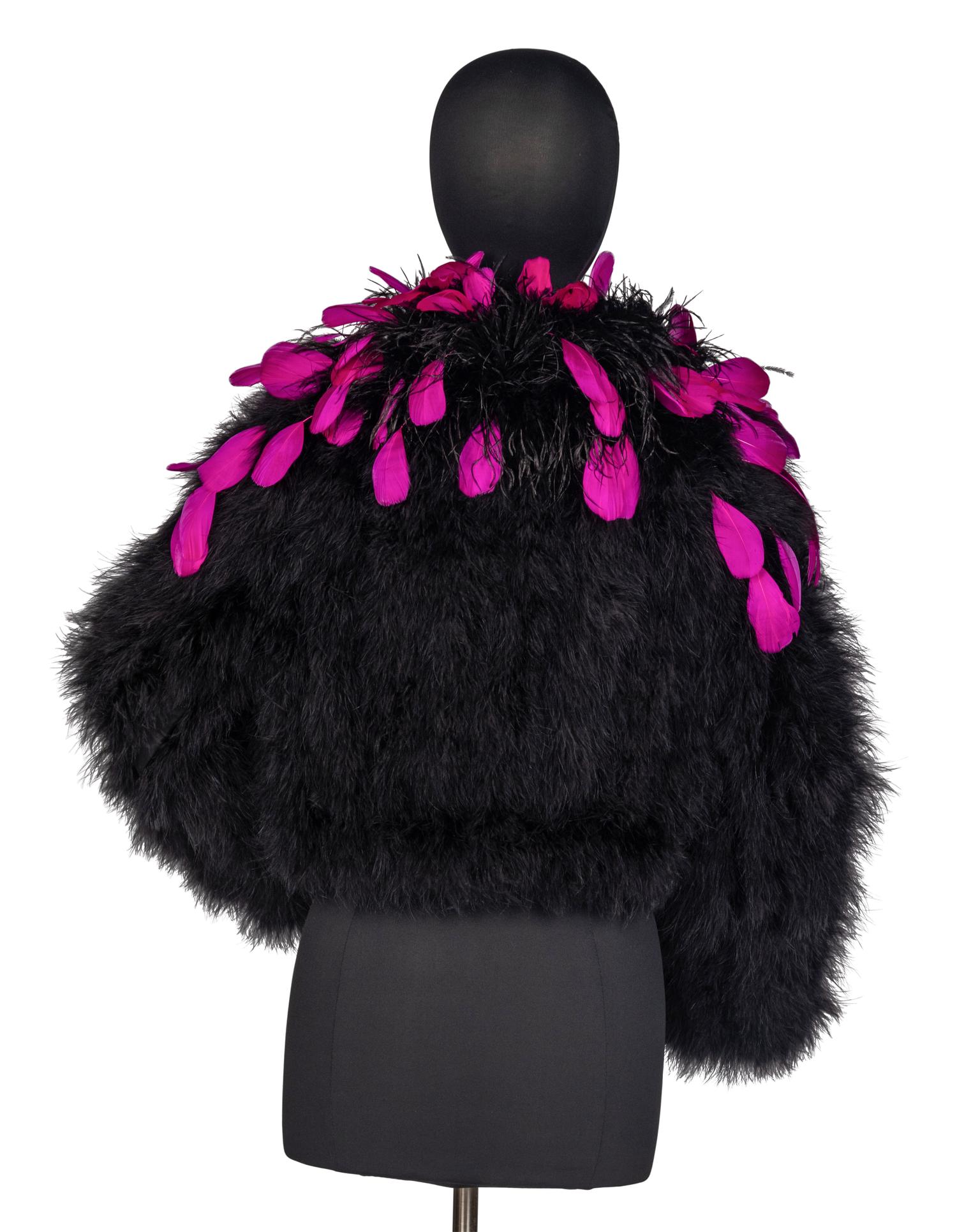 Bob Mackie Feather Coat