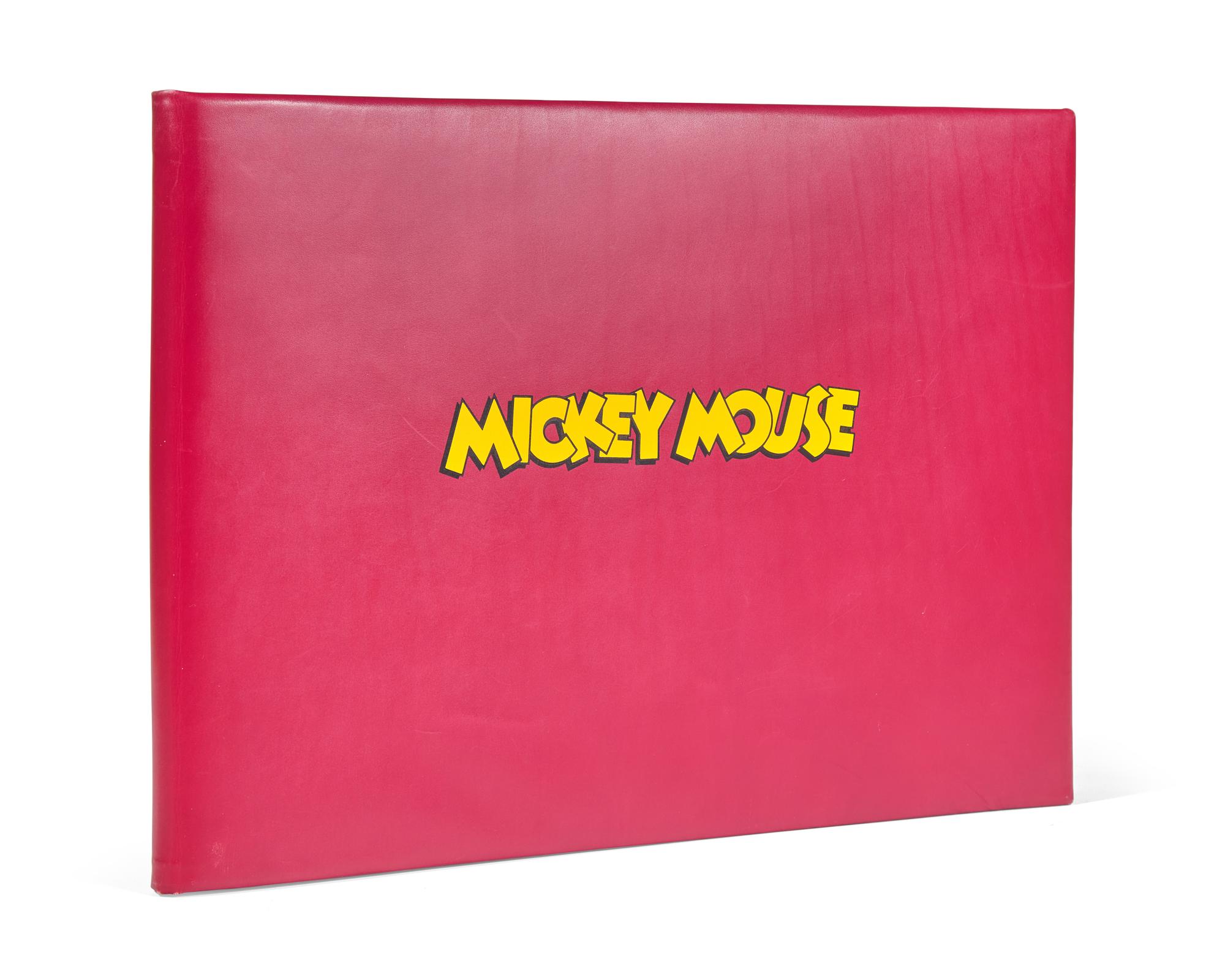 [Sendak, Maurice] Presentation Album of Original Mickey Mouse Production Drawings