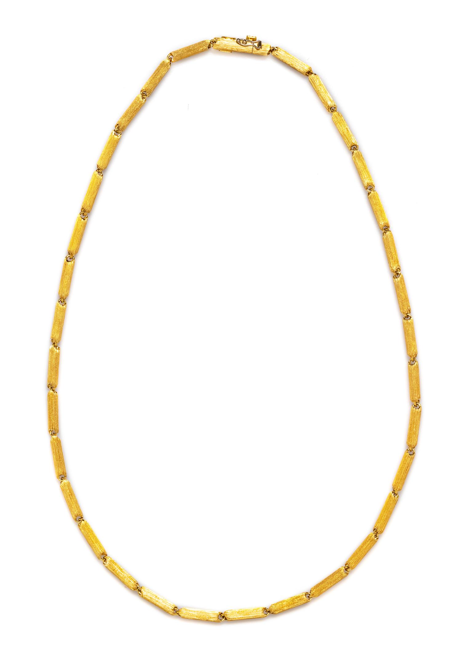 An 18 Karat Yellow Gold Necklace, Henry Dunay, 21.00 dwts.