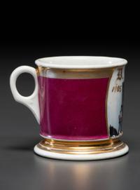 A Boiler Operator's Porcelain Occupational Shaving Mug