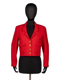 CHANEL, CROPPED TWEED JACKET