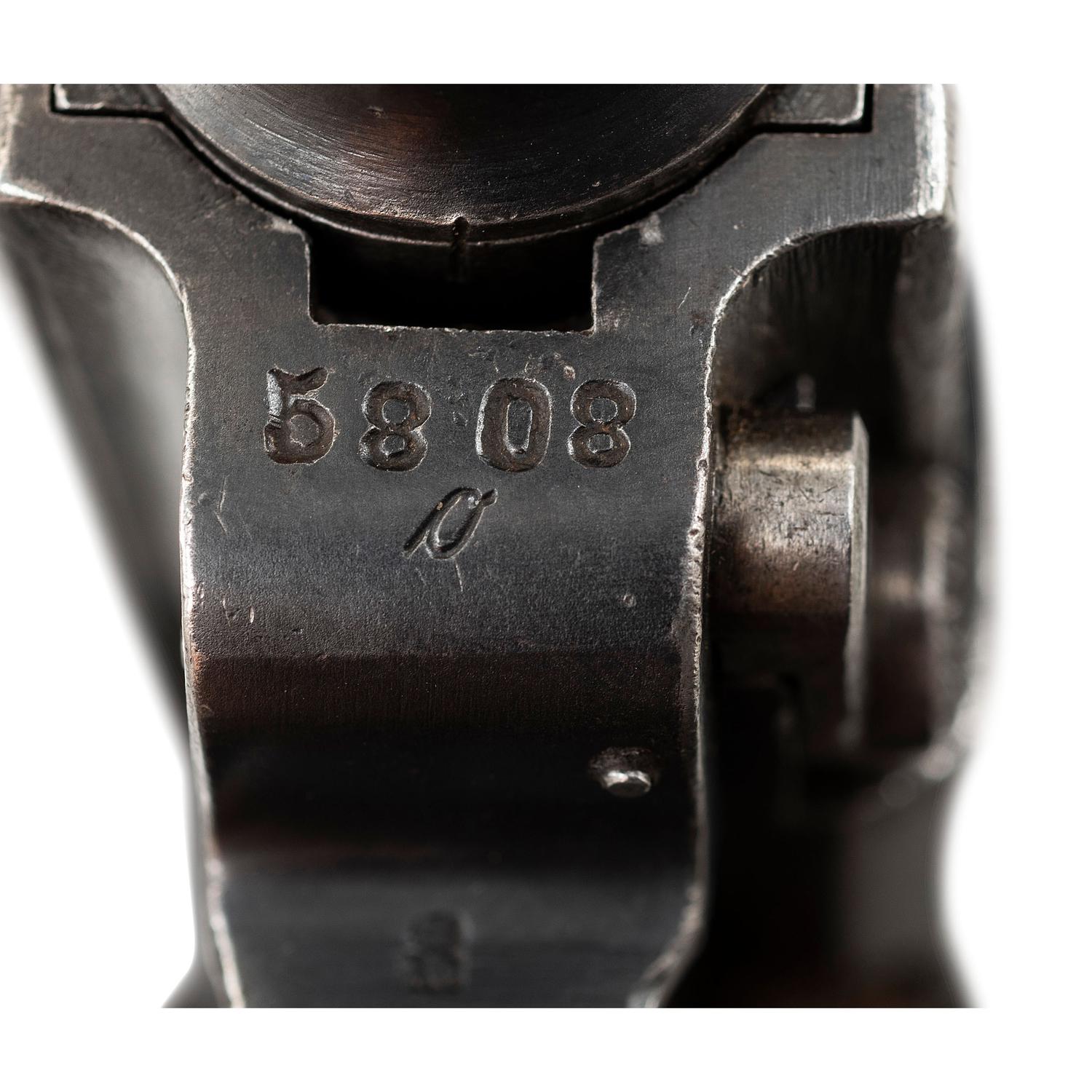 ** Erfurt P.08 Luger Dated 1917 with Matching Numbers and Martial Markings