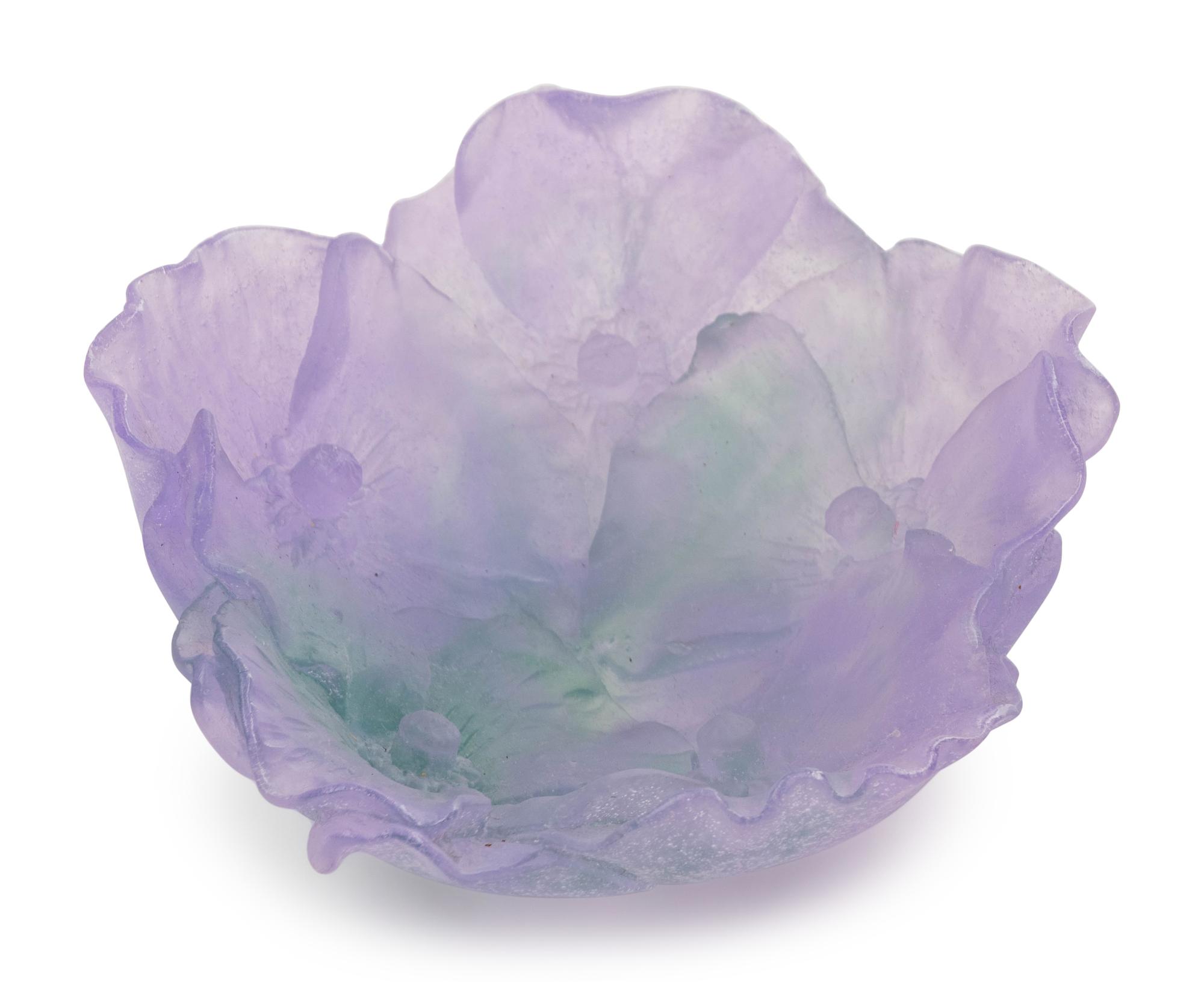 Four Daum Glass Articles