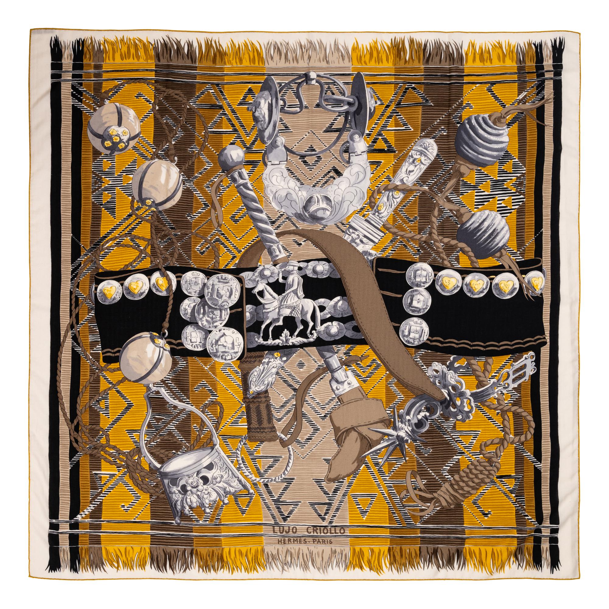 Hermès 140cm Cashmere/Silk Scarf
