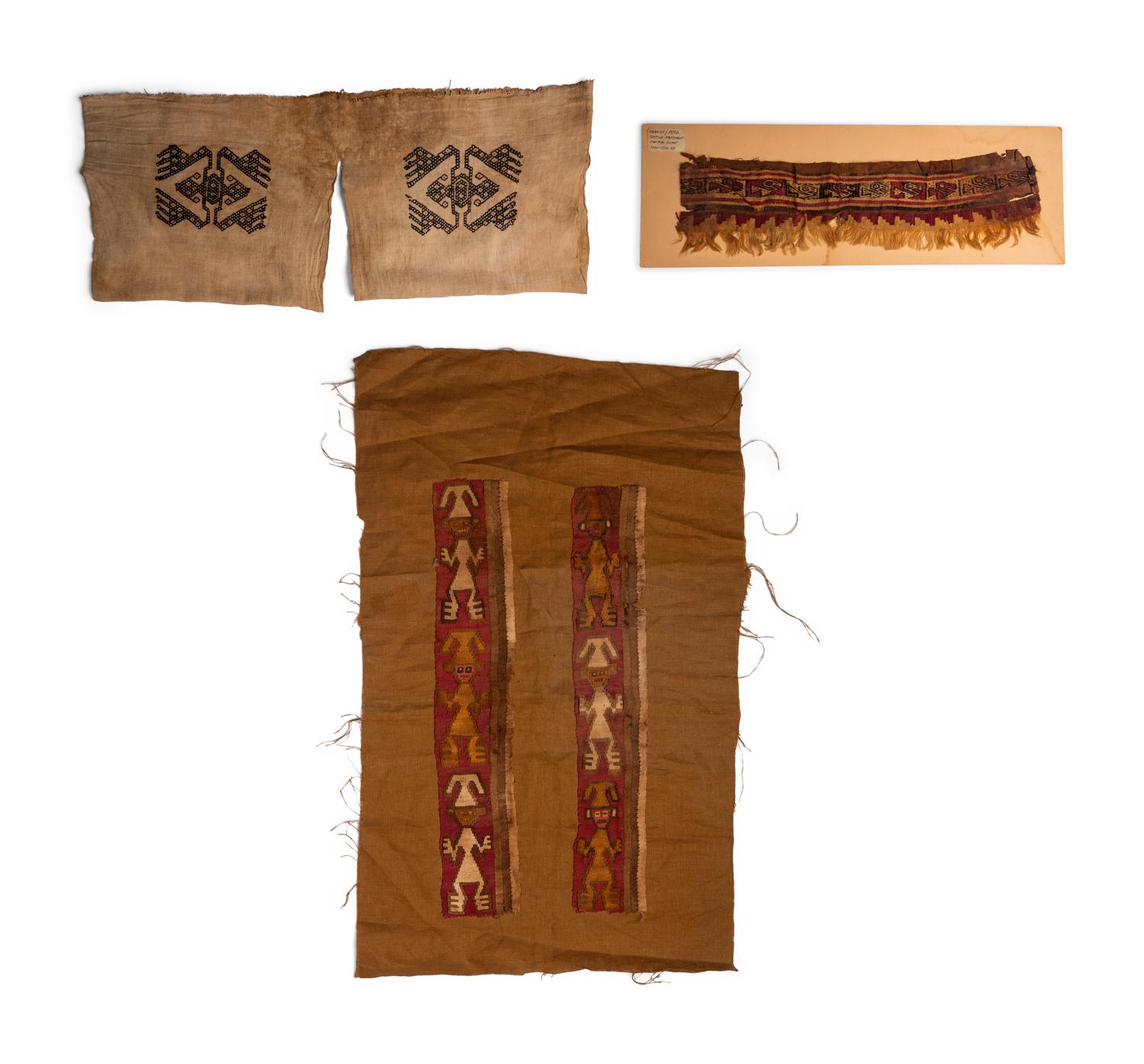 Three Chancay Textile Fragments