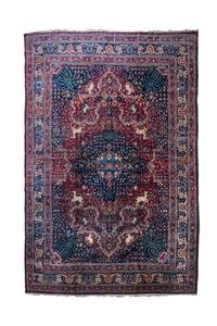 A Tabriz Wool Rug 12 feet 6 inches x 9 feet 3 inches.