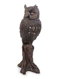 A Bronze Figure of an Owl