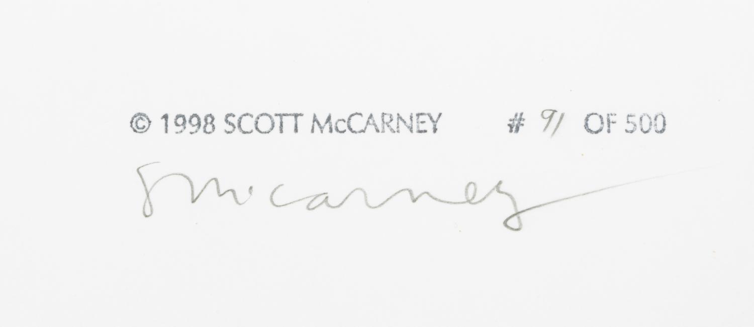 MCCARNEY, SCOTT A group of four works.