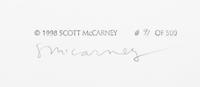 MCCARNEY, SCOTT A group of four works.