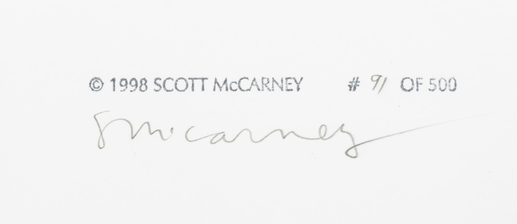 MCCARNEY, SCOTT A group of four works.