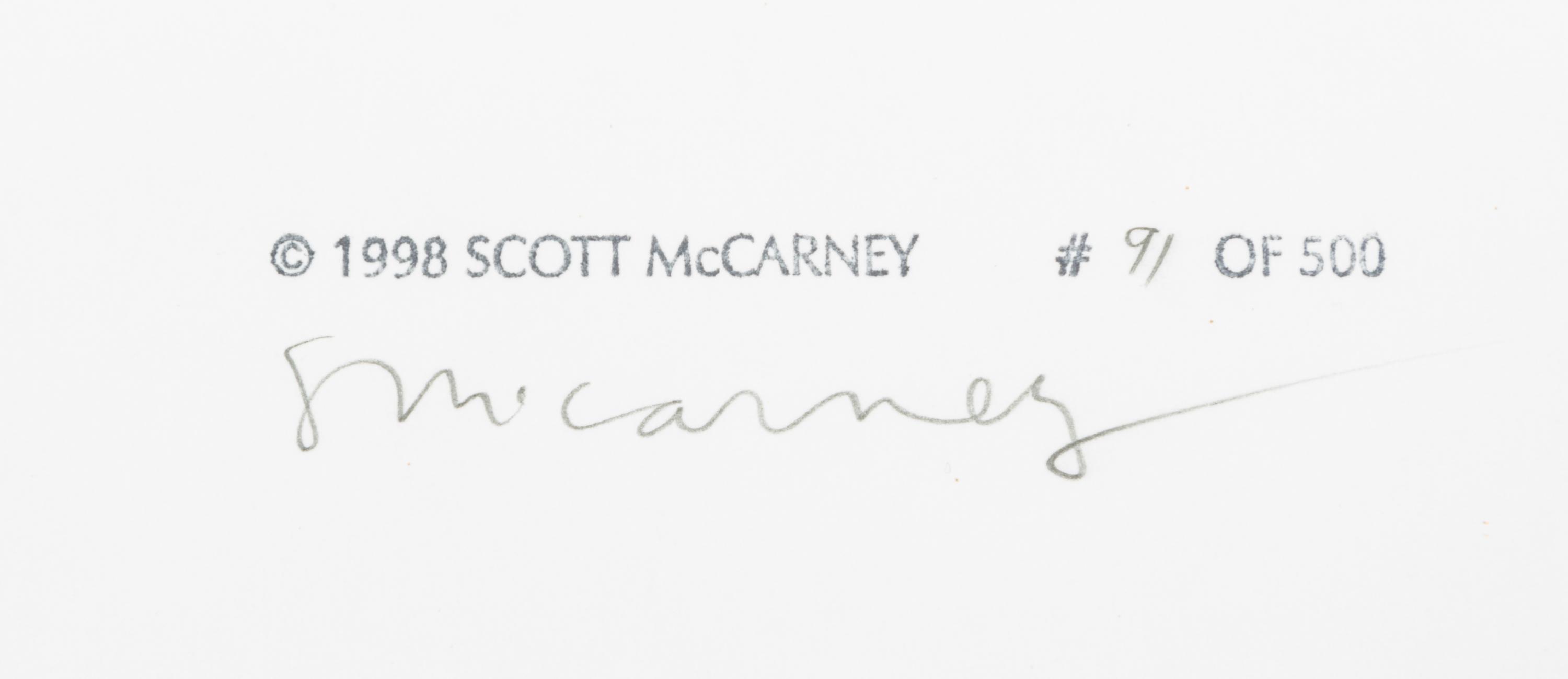 MCCARNEY, SCOTT A group of four works.