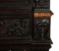 An Italian Baroque Style Carved Oak Cabinet on Stand — 18TH CENTURY