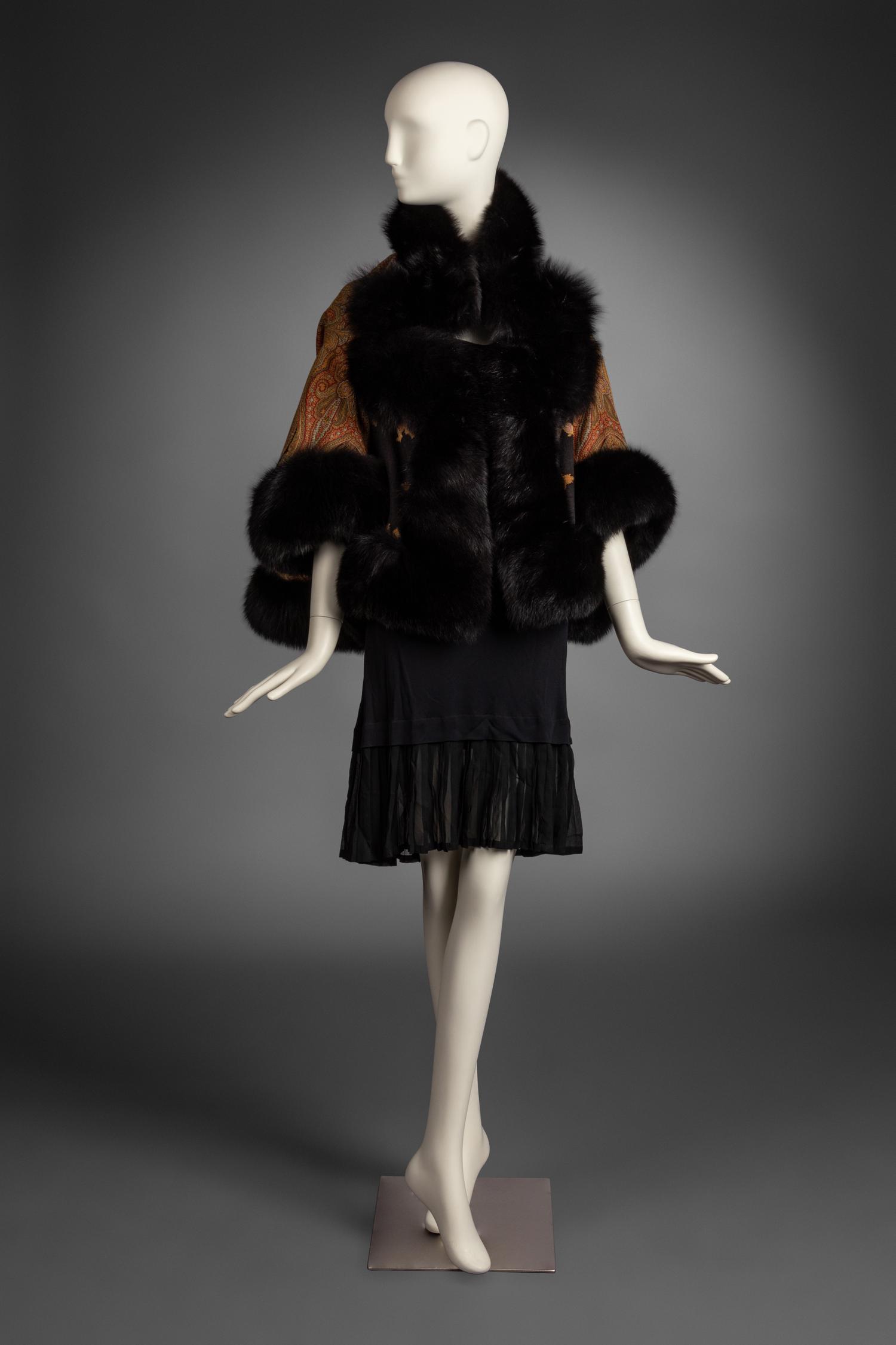 Ralph Rucci Fox Fur Trimmed Jacket