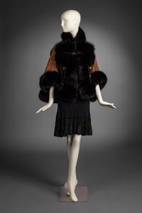 Ralph Rucci Fox Fur Trimmed Jacket