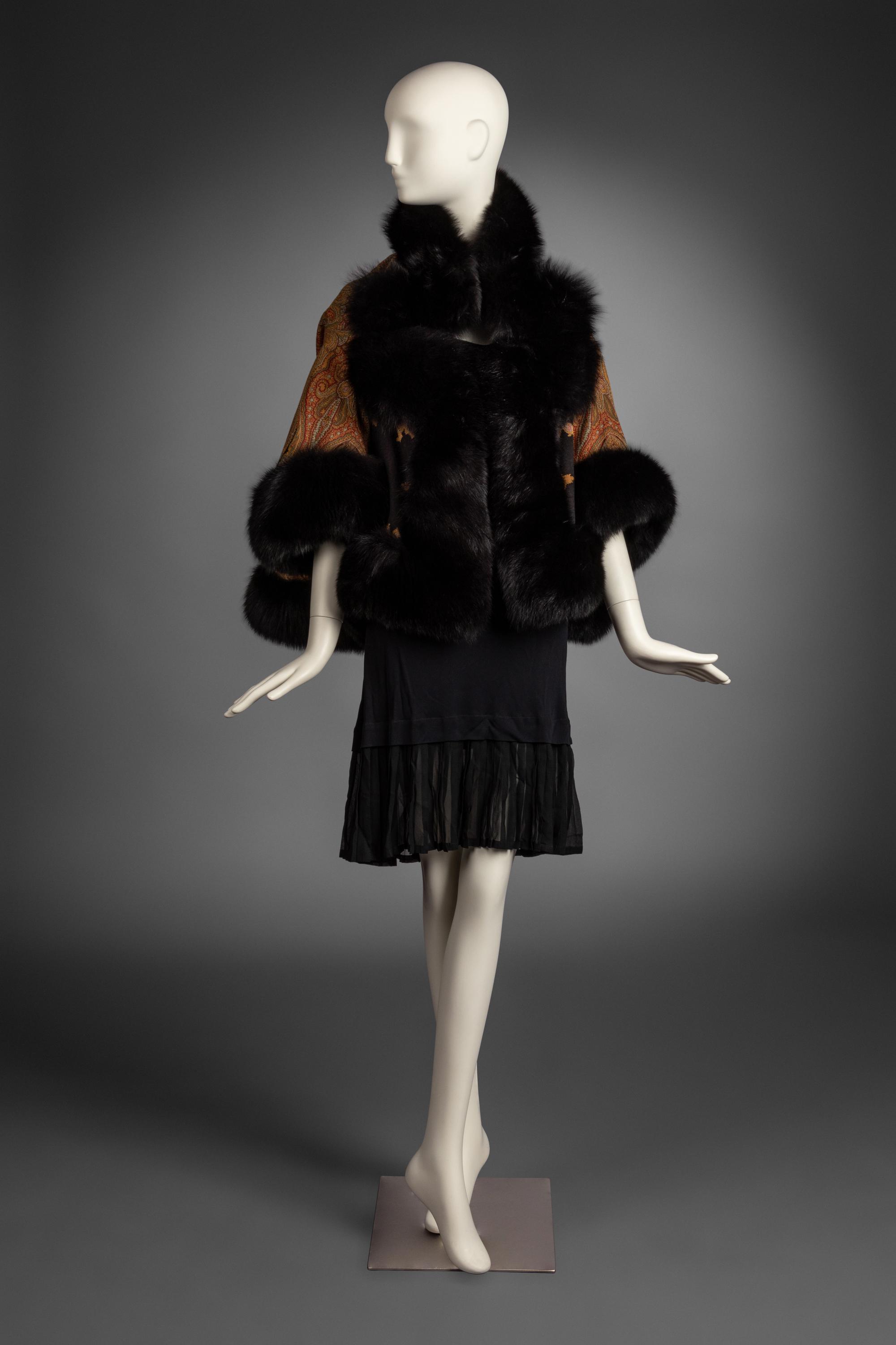 Ralph Rucci Fox Fur Trimmed Jacket