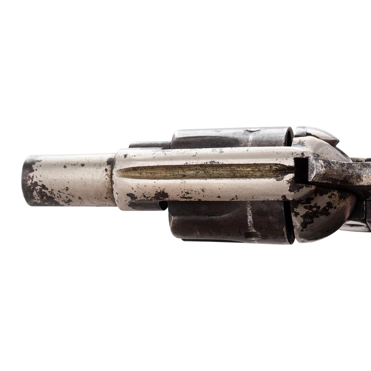 Mixed Numbers U.S. Marked "DFC" Inspected Colt Model 1873 Revolver Altered to Belly Gun