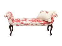 A Louis XV Style Upholstered Bench
