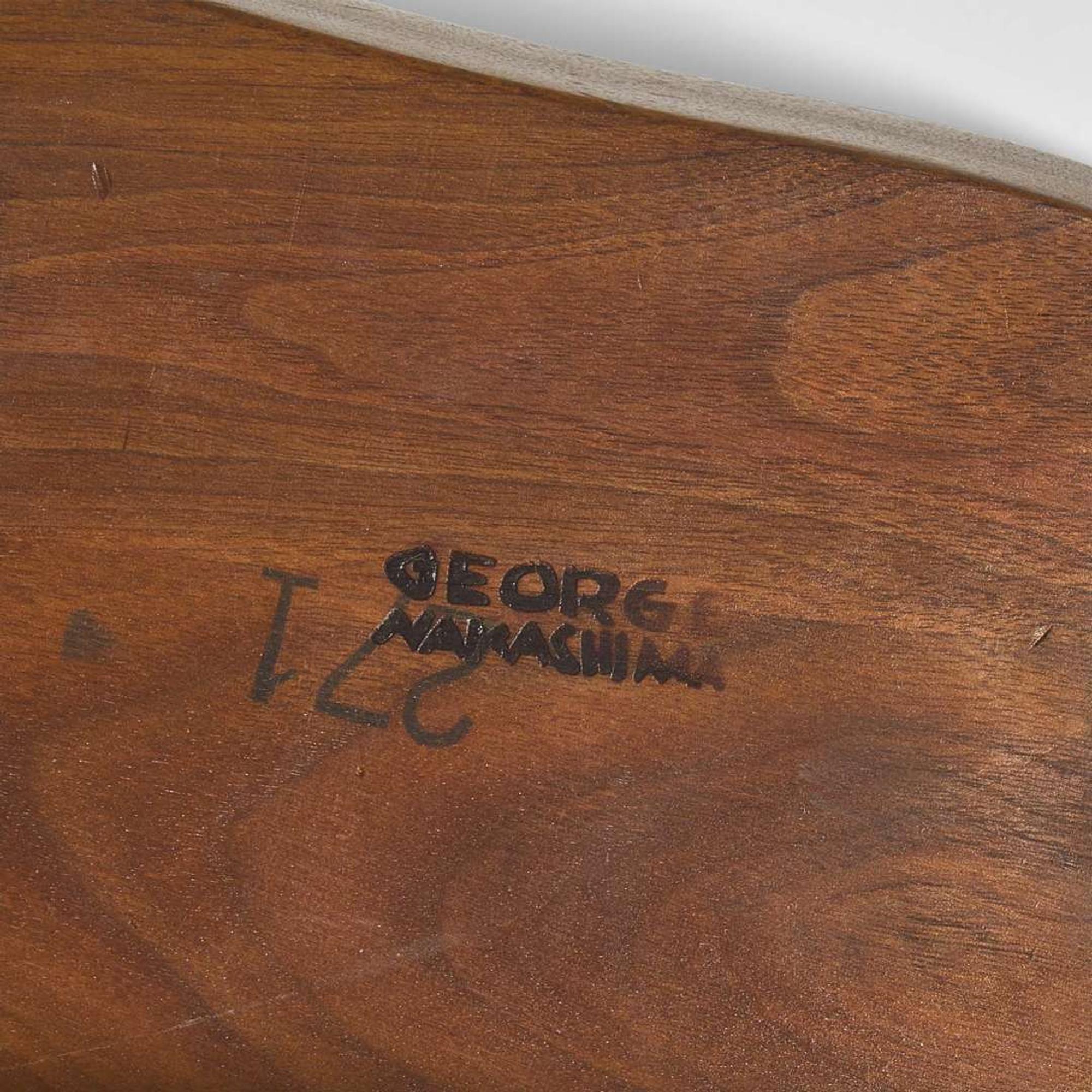 George Nakashima for Widdicomb, Two "Origins" Dining Side Chairs