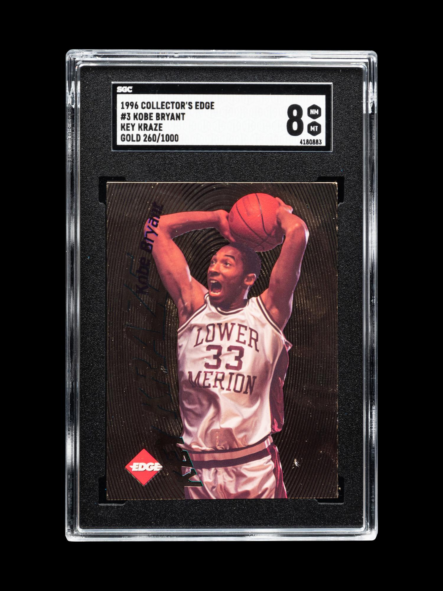 A Group of 1996-97 Collector's Edge Kobe Bryant Rookie Basketball Cards,