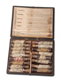 Two Homeopathic Medicine Cases and a Set of Currettes