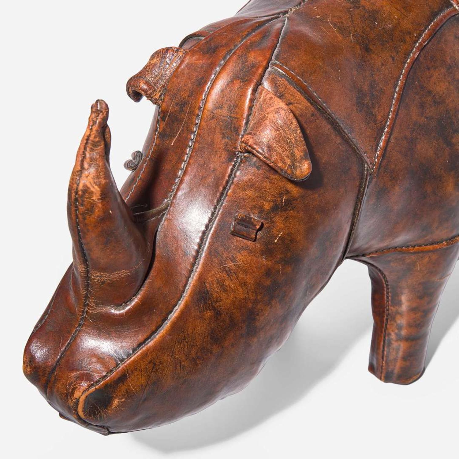 Dimitri Omersa (1927-1985) Rhinoceros Footstool, Omersa & Co., UK, circa 1965