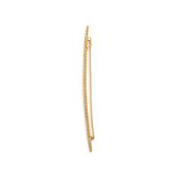 ANTIQUE, EMERALD AND DIAMOND BAR PIN