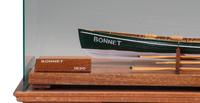 A Painted Wood Model of the Pilot Gig "Bonnet"