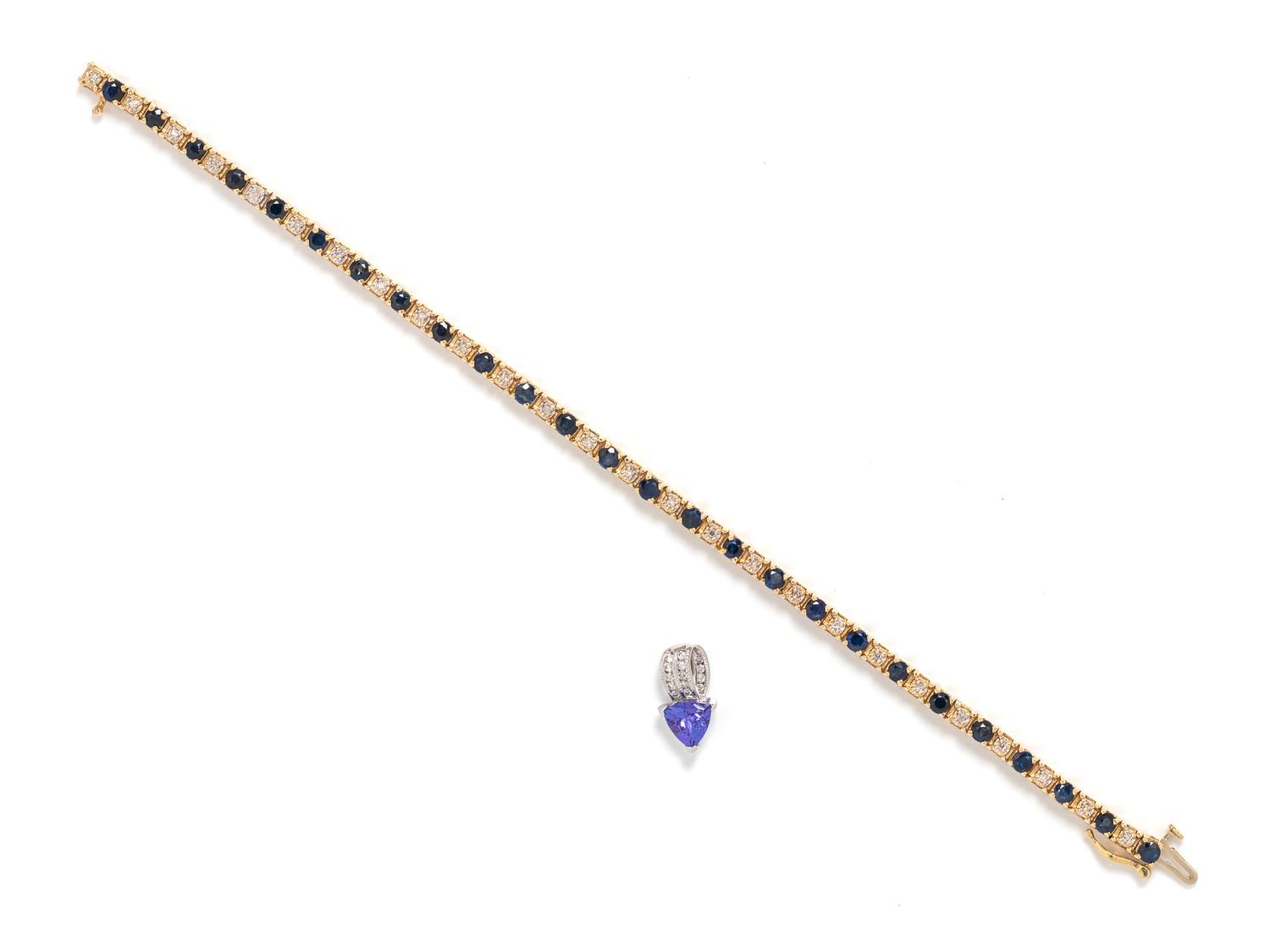 COLLECTION OF GEMSTONE AND DIAMOND JEWELRY