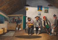 Florencio Molina Campos (Argentine, 1891-1959) — Los Gauchos, Tres de Mayo, 1947