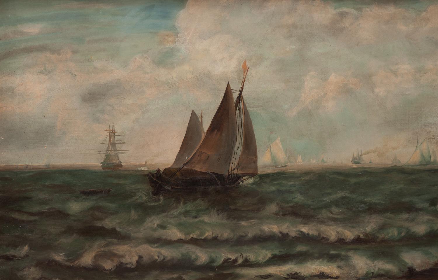 A Folk Art Naval Scene