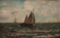 A Folk Art Naval Scene