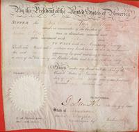 MADISON, James (1751-1836). Partially printed appointment signed ("James Madison"), as President of the United States. [Washington, D.C.?], 14 September 1811.
