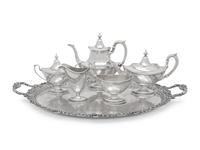 An American Silver Five-Piece Tea and Coffee Service