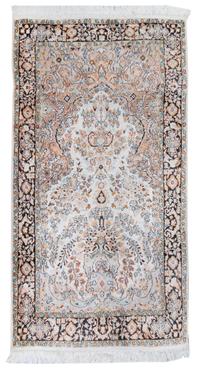 A Persian Silk and Cotton Prayer Rug 5 feet 2 inches x 3 feet 1 /4 inches. — 20TH CENTURY