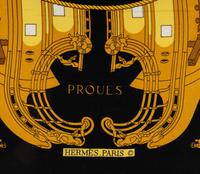 Hermès Framed Silk Scarf, 1973