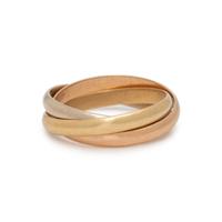 CARTIER, TRICOLOR GOLD 'TRINITY' RING