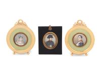 Three Napoleonic Portrait Miniatures